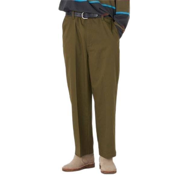 Levi s STA PREST Wide Leg Crop Khaki Greens Waist 27 Inseam - зелёный