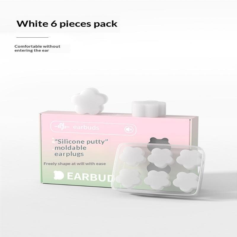 Cute Silicone Flower Ear Plugs 32dB Noise Reduction Soft Waterproof for Sleeping Swimming Work Travel A3