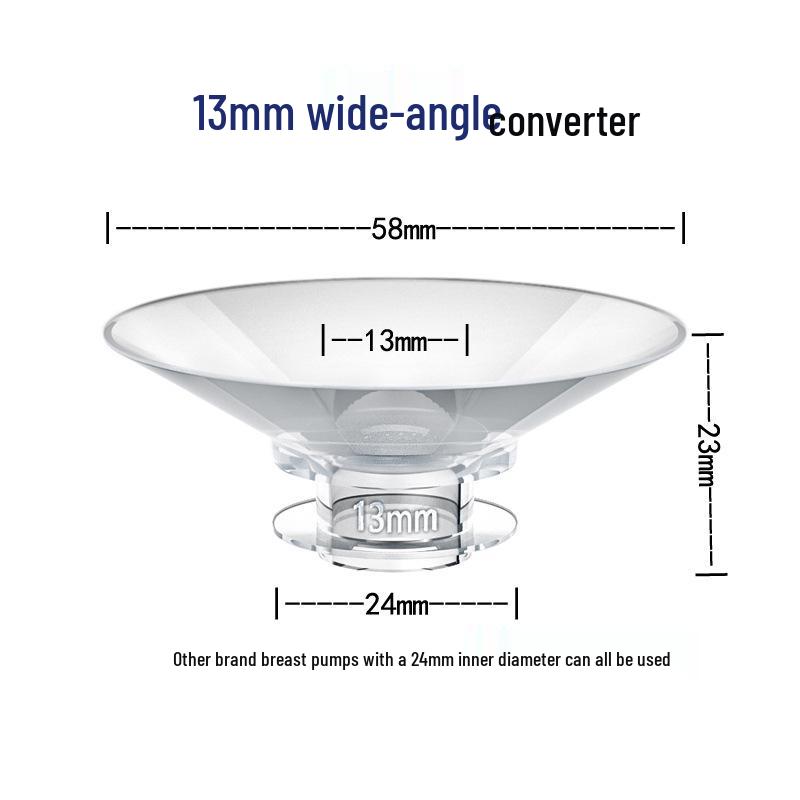 Wearable Hands-Free Breast Pump Flange Converter for Spectra and Newby by Little Bear