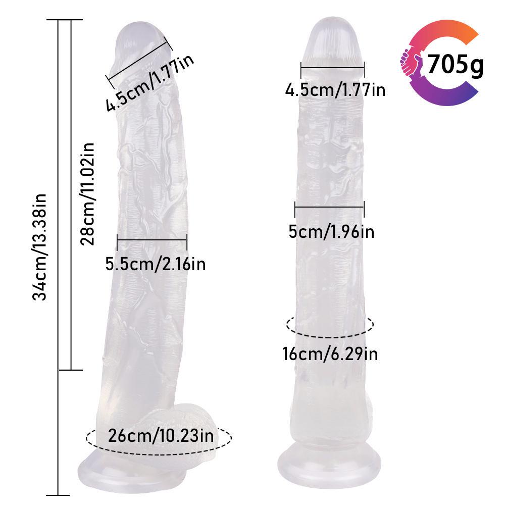 MoDi 28cm Insertable Big Dildo Realistic Penis Massager Dildo Vagina Waterproof Adult Sex Toys for Woman