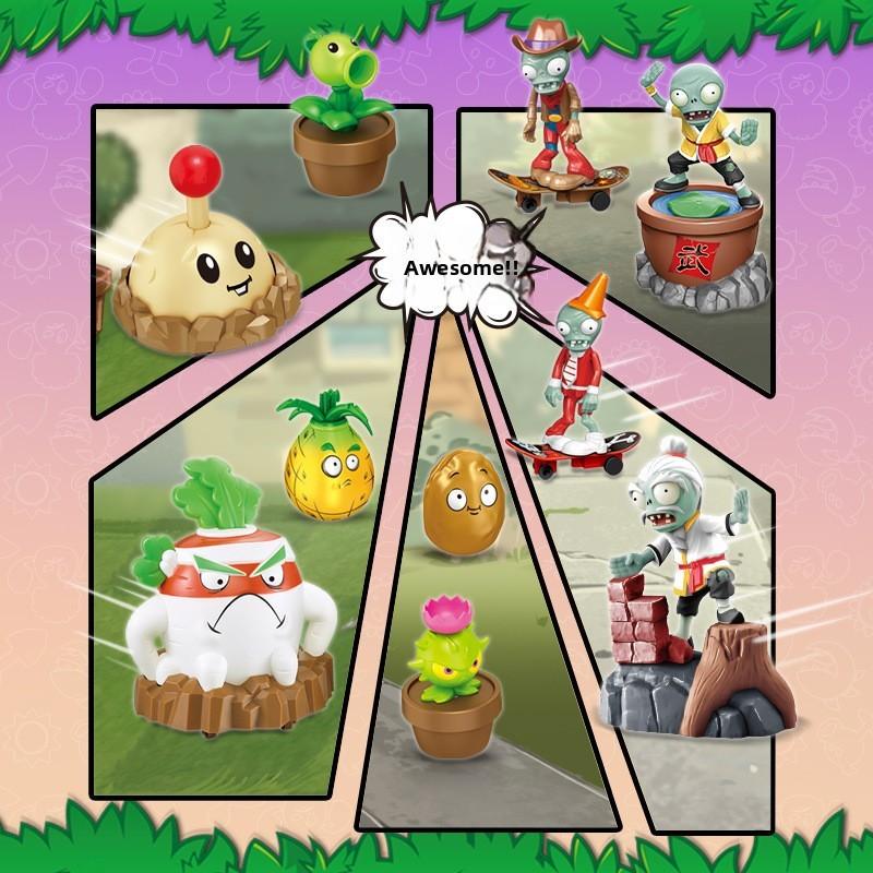 Vs Zombies Plants Crazy Dave Motor Home Model Set For Kids Interaction Family