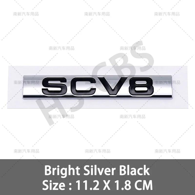 3D ABS HSE Luxury Badge SCV6 SCV8 SDV6 SDV8 Rear Trunk Emblem Car Fender Stickers For  Discovery Velar Range Rover