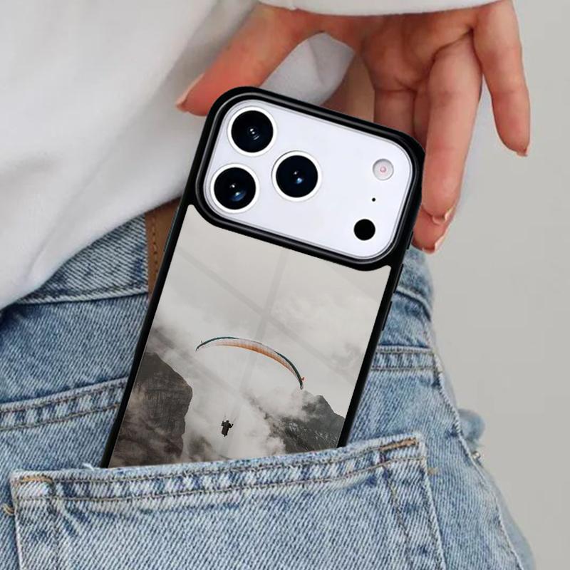 Paragliding Sport Phone Case for iPhone 17ProMax 12 13 14 15 16e 17 Pro Max Plus Air Cover