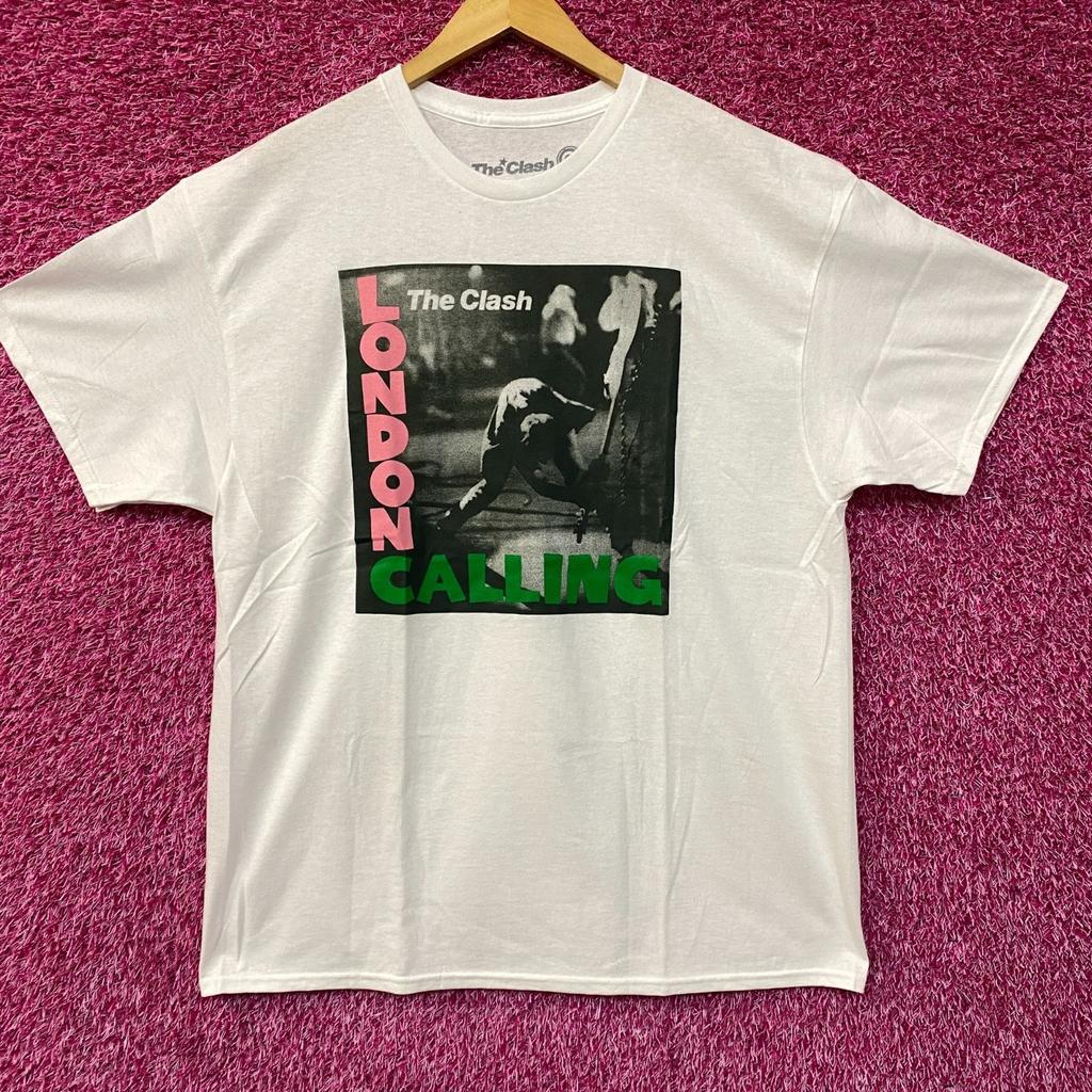 The Clash London Calling Album Cover Rock Band T-Shirt XL