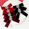 Snowflake Hairpin Christmas Hair Clip Blingbling Gllitter Elegant 2000s Trend Christmas Bunches Headwear Balletcore