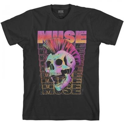Muse Unisexové Dospelé Bavlnené Tričko Mohawk