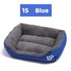 Square Comfortable Double Sided Available Large Pet Dog Sofa Bed  19 Colors Picture Memory Foam Pet Bed Solid Stocked