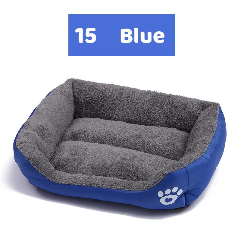 Square Comfortable Double Sided Available Large Pet Dog Sofa Bed 19 Colors Picture Memory Foam Pet Bed Solid Stocked