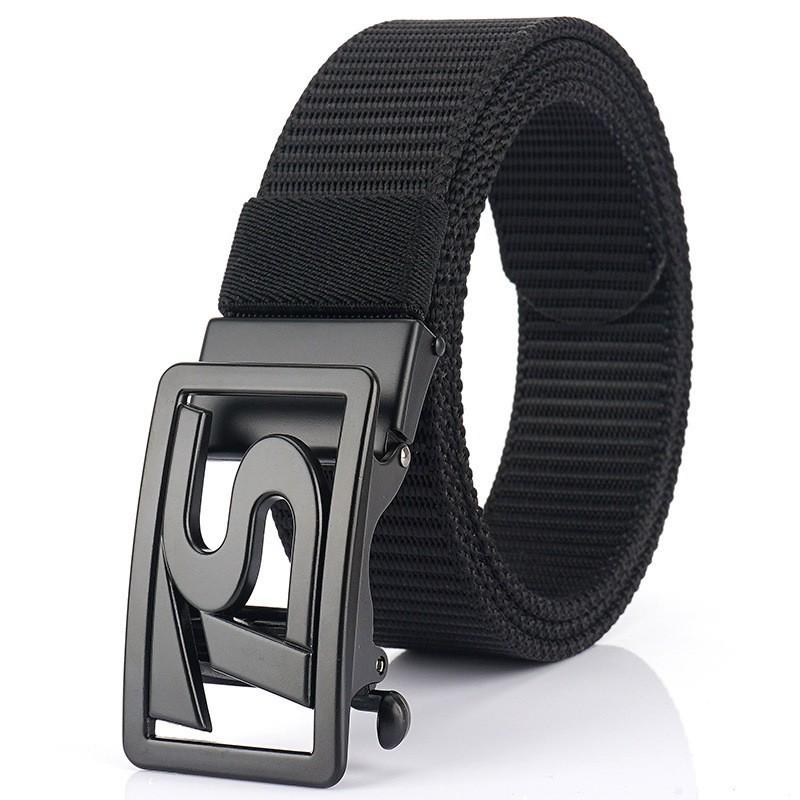 TS Belt Men's Automatic Buckle Business Casual Thick Nylon
