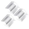 3Pack Transparent Silicone Nail Art Stampers For Precise Pattern Transfer And Easy Alignment