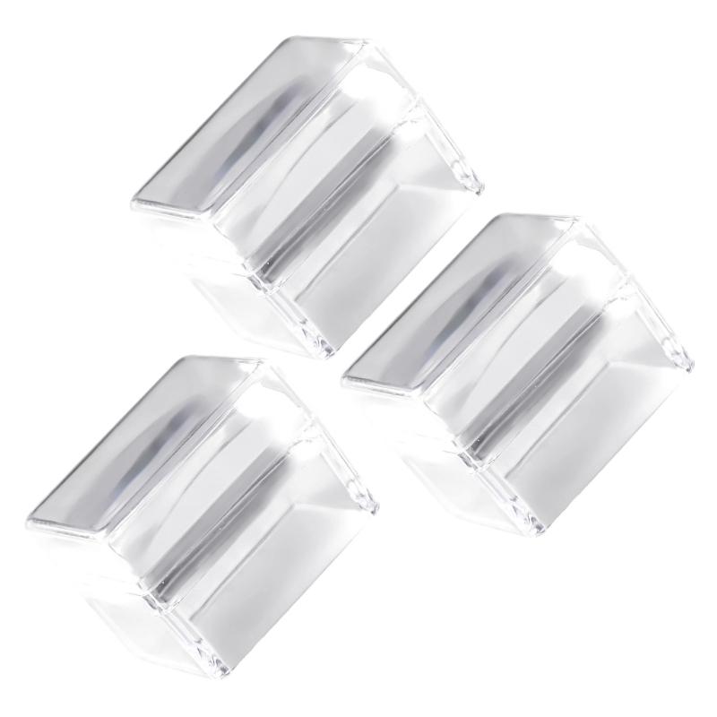 

3Pack Transparent Silicone Nail Art Stampers For Precise Pattern Transfer And Easy Alignment 1