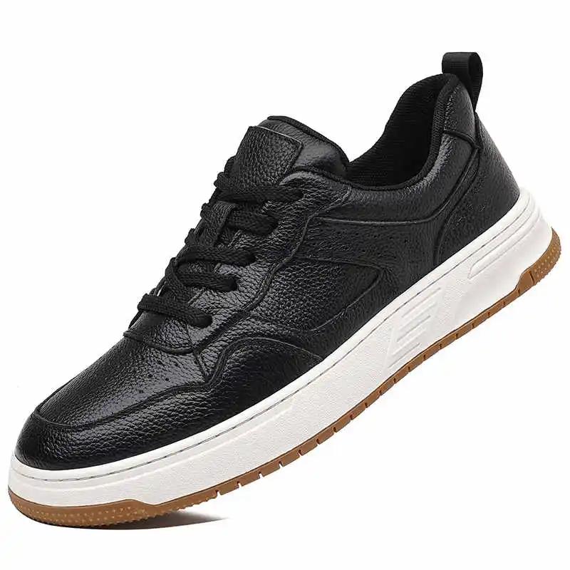 Fashion High Platform Perforated Fashion Man Shoes Flats Men's Sneakers Large Sizes Men's Loafer Sports Nice Original Sneskers