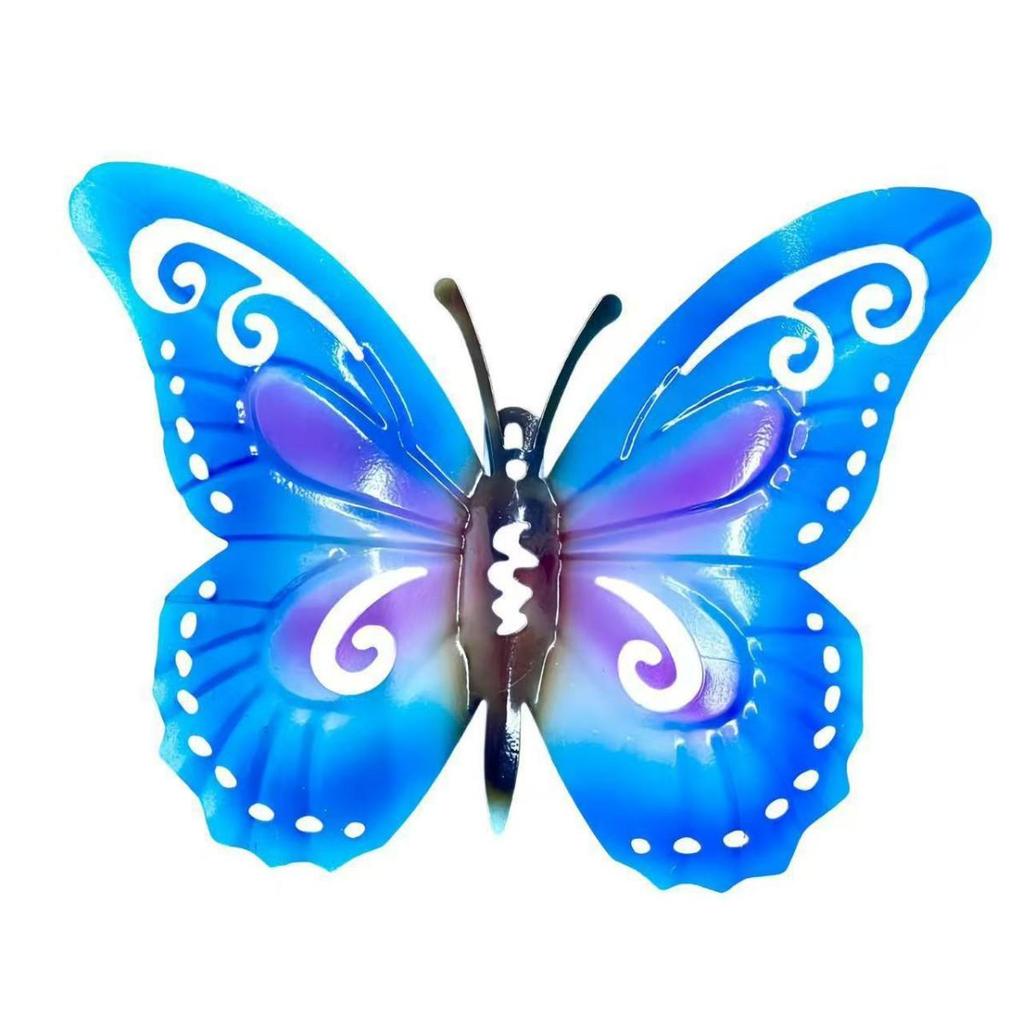 Colorful Metal Butterfly Wall and Garden Decoration