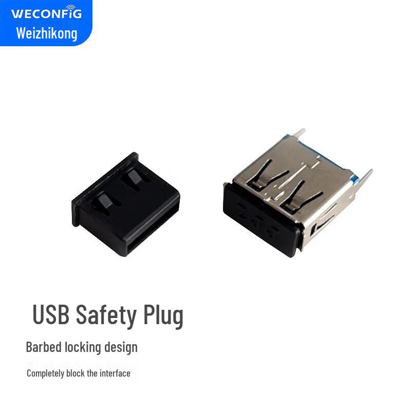 USB Port Security Locks and Dust Plugs