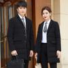 Unisex Black Padded Winter Jacket