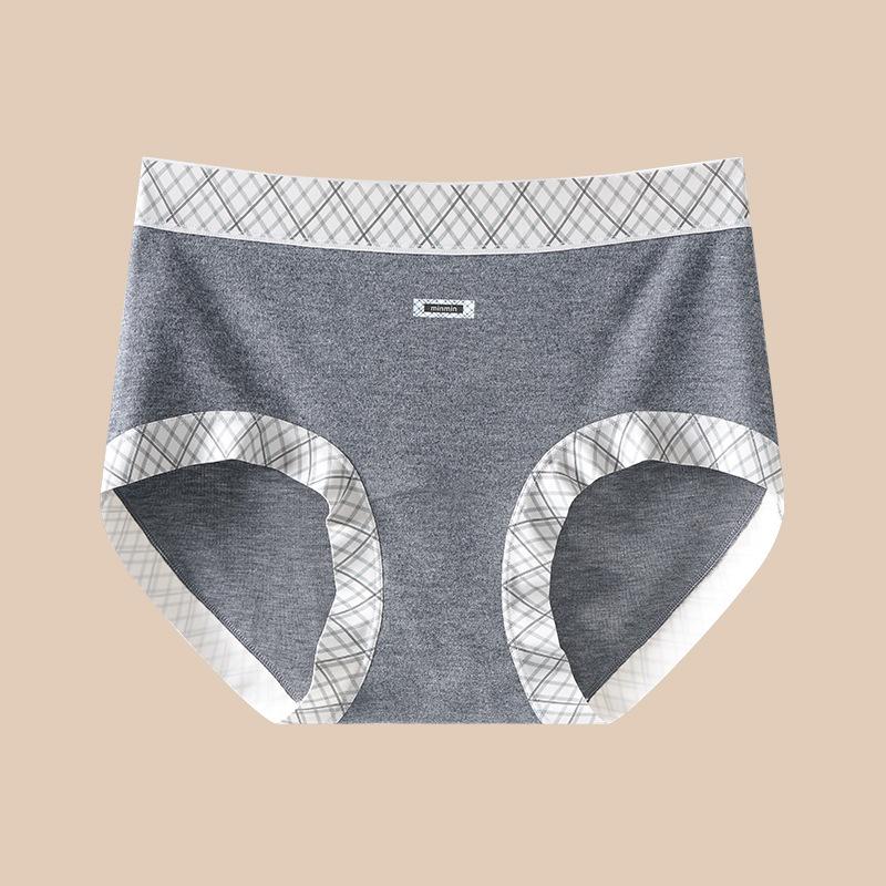 Female Autumn and Winter Hair Warm Cotton Breathable Without A Mark Not Clip Hip Waist Triangle Briefs
