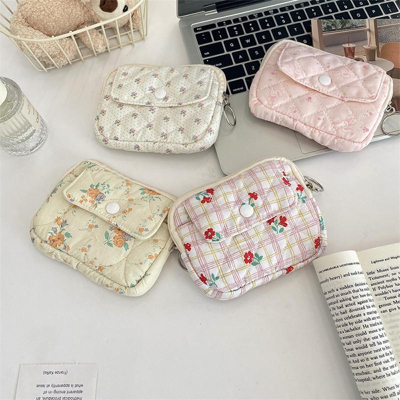 Cute Cartoon Small Travel Document Bag Portable Storage Bag Mini Item Holder Fashion Multifunctional Coin Purse Pendant Gifts