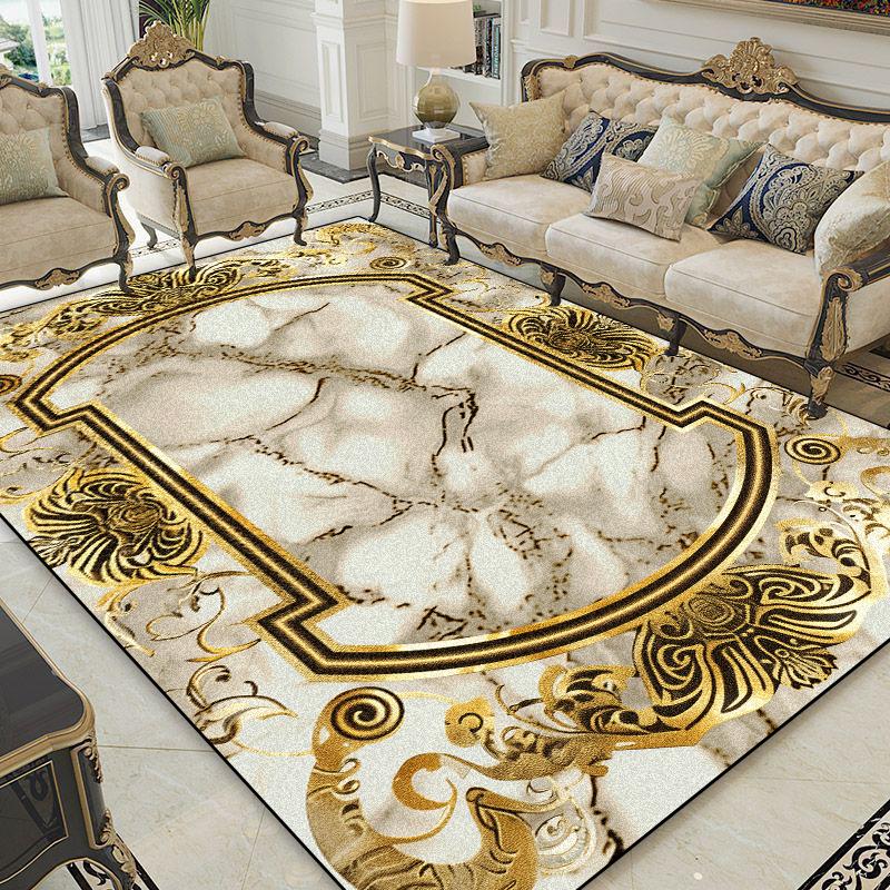 Living Room Decoration Luxury Carpets European Style Abstract Rugs Home Sofa Area Anti-slip Mat Bedroom Cloakroom Corridor Rug