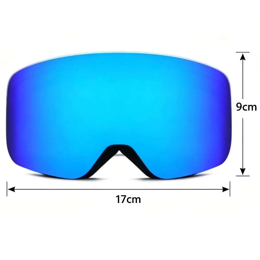 children's ski goggles, anti sandstorm and anti fog double-layer goggles, near acceptable sight glasses