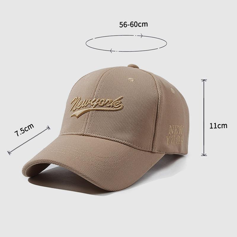 Spring Autumn Baseball Cap Men's Embroidered Letters Cap Outdoor Sunshade Sunscreen Sports Cap Visor Hats Peak Cap