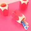 Minimalist Pencil-Shaped Stationery Storage Container for The Back-To-School Season, a Colorful Plastic Pen Holder for Students' Desks, Sold Individua