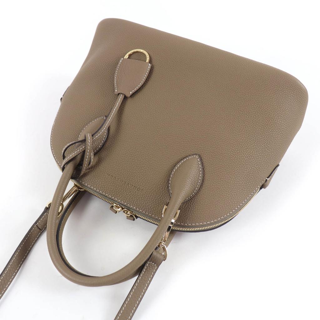Excellent BONAVENTURA Shoulder Bag Emma, 28 2WAY handbag Etope shrink leather Used