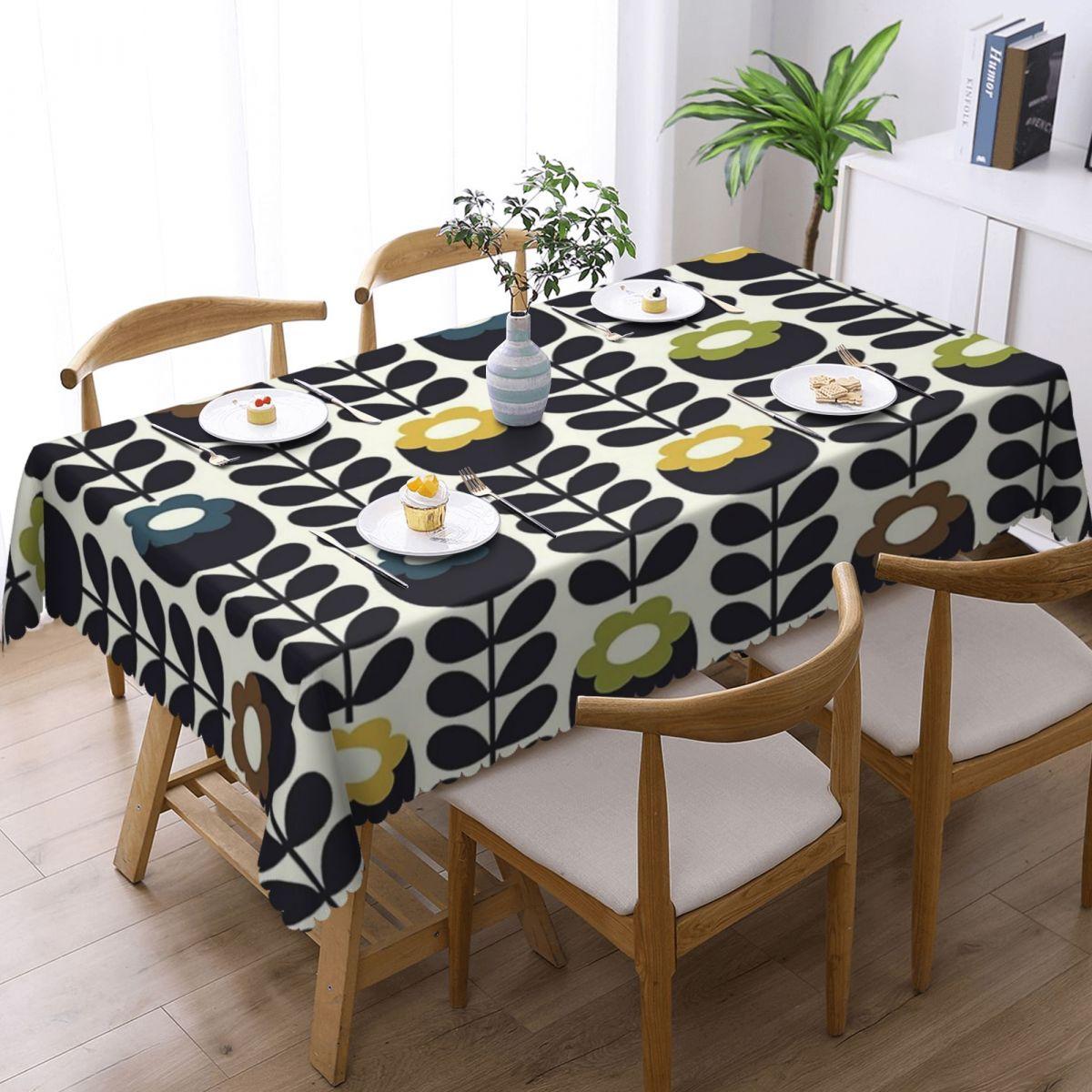 ORLA KIELY Custom Rectangular Tablecloth, Waterproof