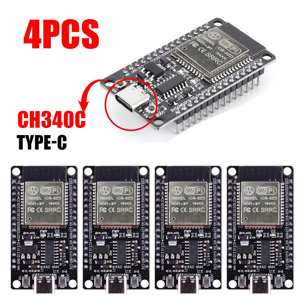 ESP32 -32 Entwicklungsboard TYP-C CH340C/ USB CP2102 WiFi+Bluetooth Ultra-Niedriger Stromverbrauch Dual-Core Drahtlosmodul
