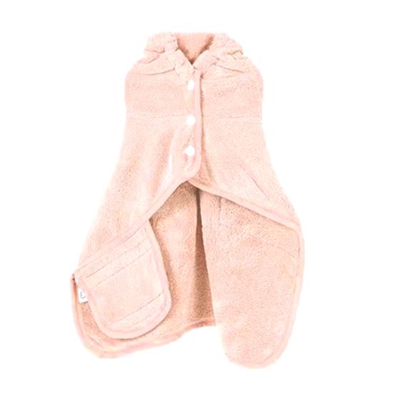 Pet Bath Wrap Super Absorbent Dog Towel with Bunny Ears Fast Drying Hooded Pet Robe for Dogs Cats Bath After Shower Grooming