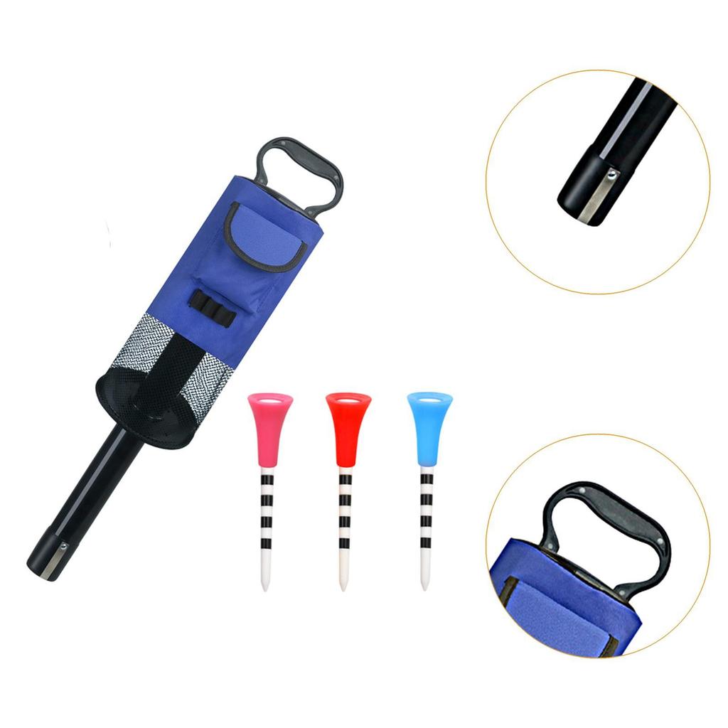 Golfbollssamlare Bärbar Nylonrör Enkel Bollinsamling för Män Kvinnor Golf Träningshjälpmedel och Övningsspel