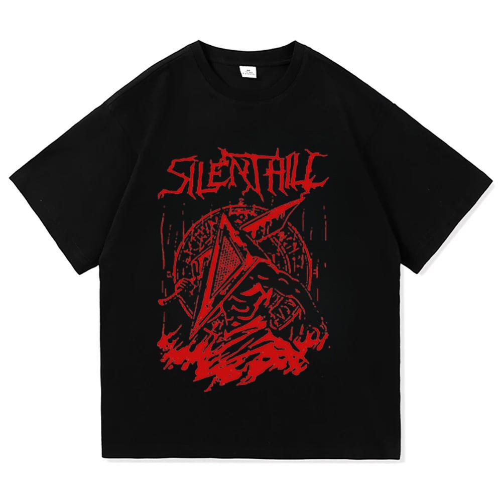 

Men s Pyramid Head Silent Hill Round Neck Tees New Arrival T-Shirt T Shirts Cotton Tops Funny Short Sleeve 4XL