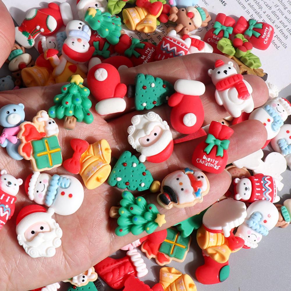 

20/50 шт. Рождественские слепые мешочки - Украшения в виде снеговика, Санты, елки, Случайные игрушки в индивидуальной упаковке для рождественских подарков и поделок