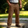 Men's Cargo Sweatpants with Elastic Waistband and Drawstring Straight Leg Joggers for Casual Everyday Wear