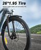 HEDATX TX1 26" Electric Bike for Adults, 350W Motor, 48V Samsung Lithium Battery, 7-Speed Shimano, LCD Display, City Commuter E-Bike
