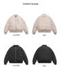 Dámská retro bomber bunda s více kapsami - Trendy americký baseballový styl pro jaro a podzim