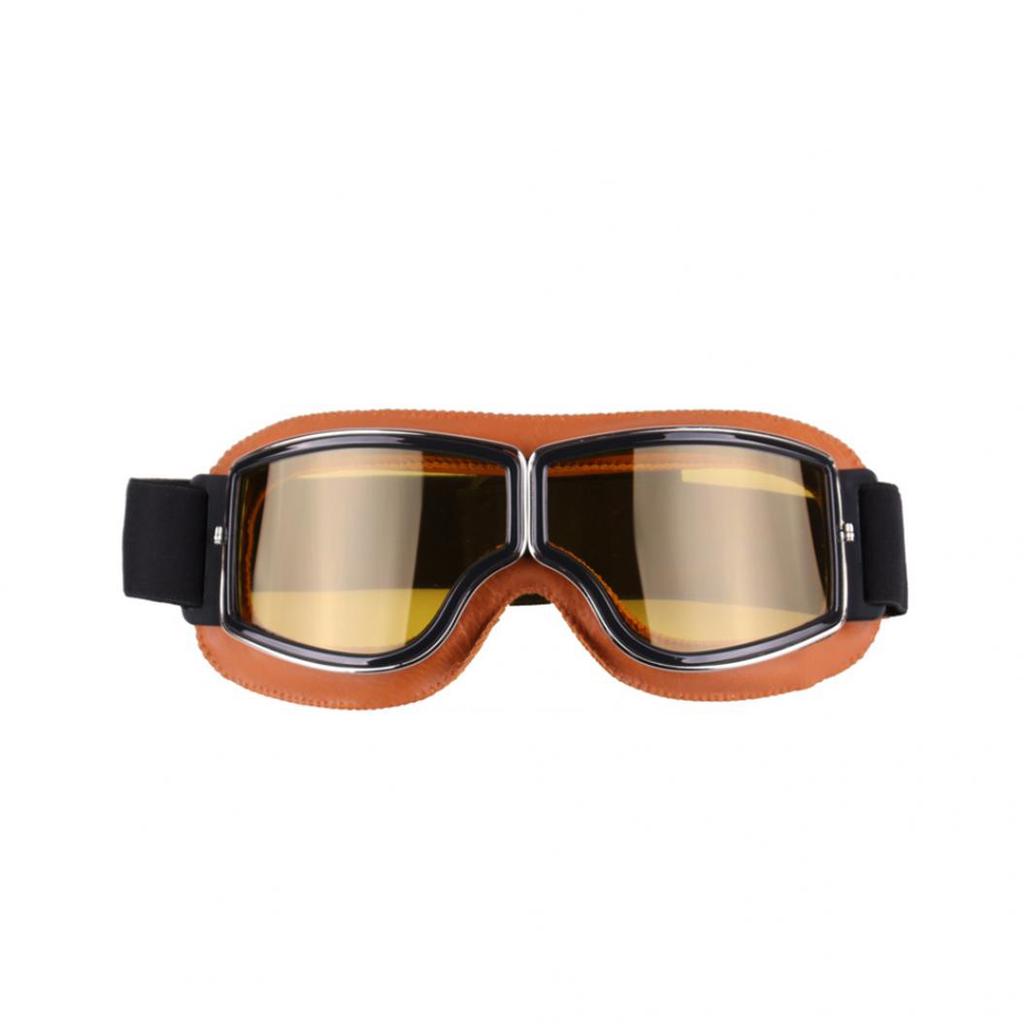 Unisex Vintage Motocyklové Motocyklové Větruodolné prachotěsné pilotní brýle pro Harley