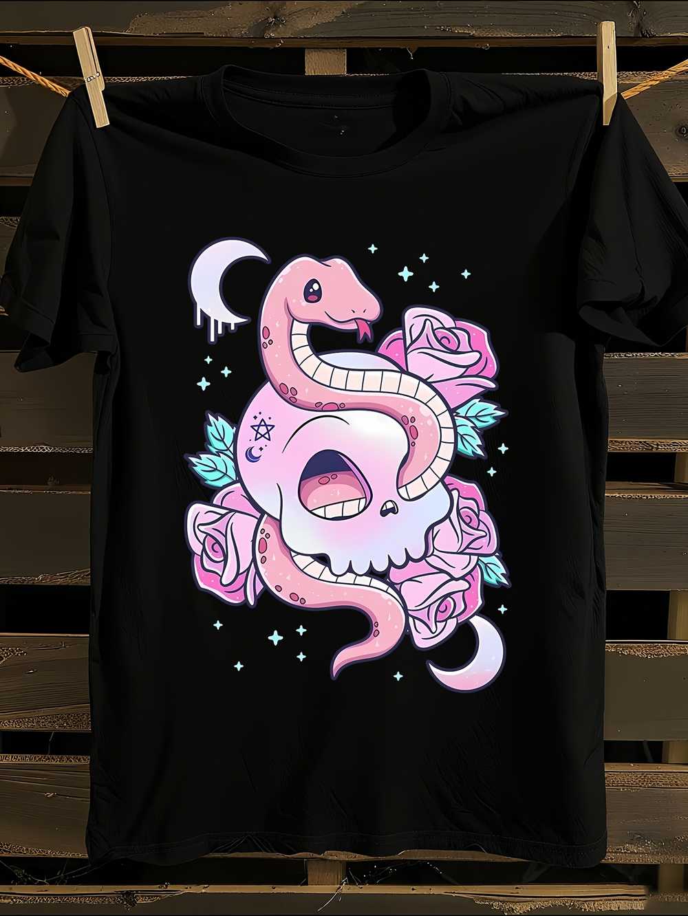 Кавайи Пастельный Гот Футболка Мужская Футболка Женские Футболки с Принтом Букв Короткий Рукав Футболка Повседневная Уличная Футболка Топ XXL