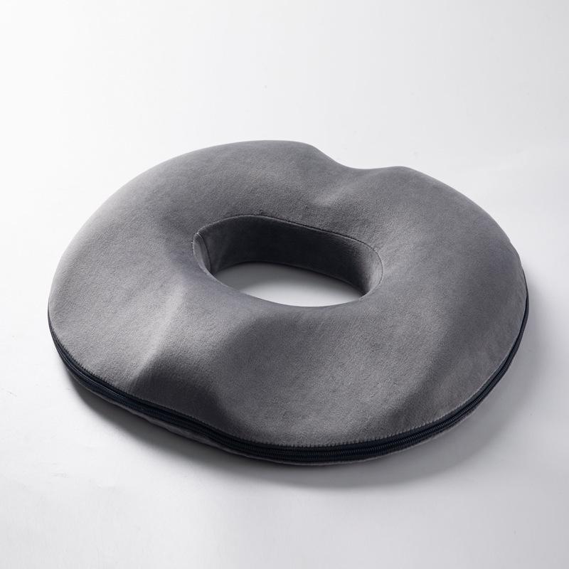 Memory Foam Hemorrhoid Relief Seat Cushion - Breathable, Thickened Pad for Office Chairs