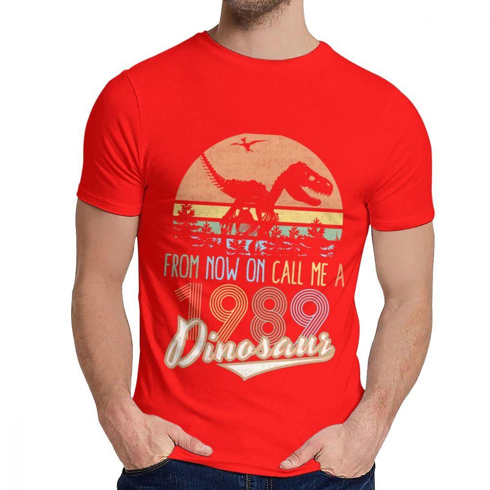 Summer From Now On Call Me A Dinosaur Funny Vintage 1989 30Th Birthday Tee Shirt For