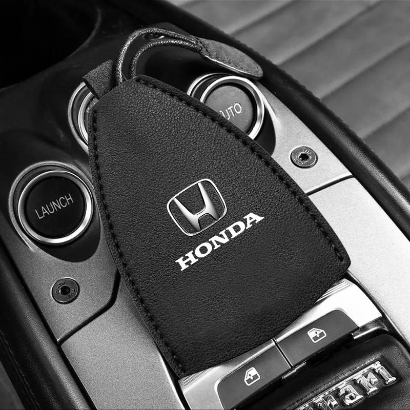 1Pcs Car Key Protection Shell Bag Car Key Case Cover Car Keychain For Honda Fit Mugen Insight Type S R VTEC DOHC Modulo Vezel Legend RR Si