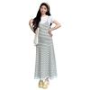 2026 Summer Casual Maternity Two-Piece Set: Short-Sleeved T-Shirt + Striped Slimming Overalls Skirt
