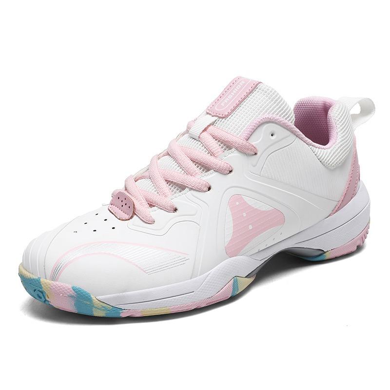 Badminton shoes women's comfortable and wear-resistant couple sports shoes breathable mesh young and young students competition training shoes