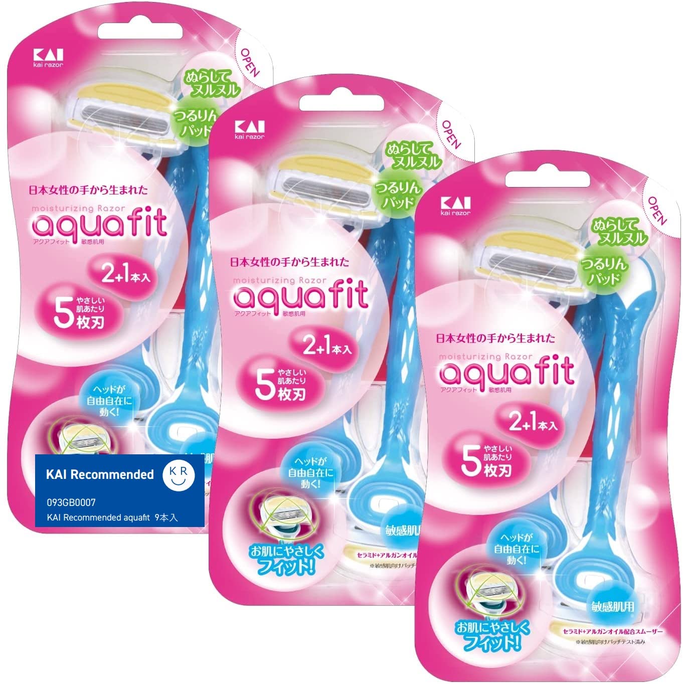 

KR Kai AQUAFIT Одноразовая бритва для женщин, 9 шт.,
