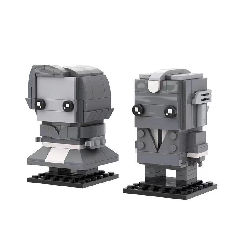 Blocuri de construcție pentru personaje de supereroi de film, Brickheadz, blocuri de construcție pentru copii, jucărie de asamblare pentru cadouri pentru copii