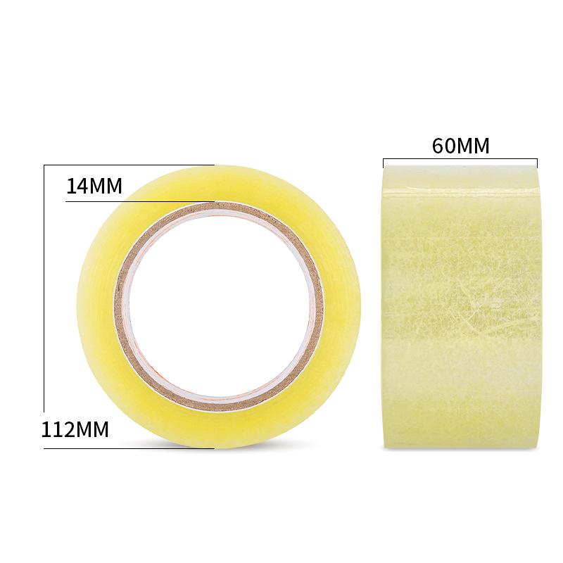 

Deli Crown JD659 Carton Sealing Tape, 60mm x 100yds, Adhesive Packaging Tape, 6 Rolls