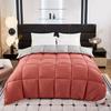 Hotel Style Soy Fibre Goose Down Duvet Bed Velvet Comforter Soft Winter Duvet Very Warm  Quilts Blanket Hotel