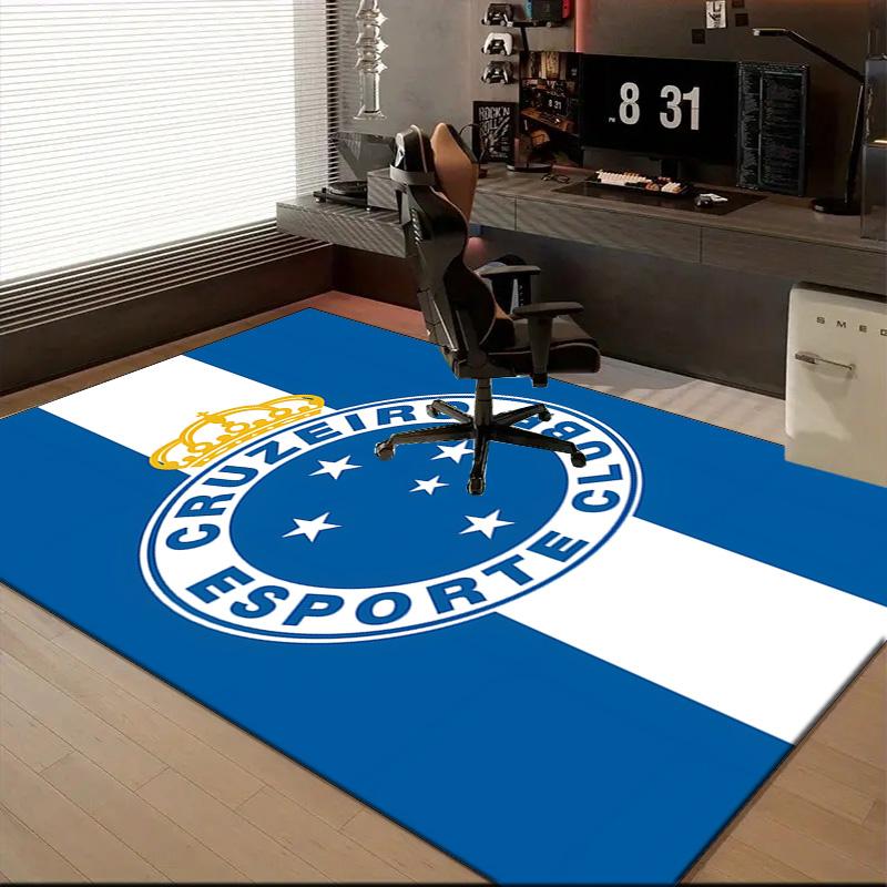 Fc Emblem Printed Office Carpet Chair Cushion  Entryway Rug, Rugs for Living Room, Bedroom Christmas gifts