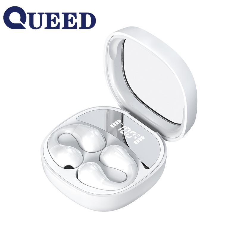 

Количество новых беспроводных Bluetooth-гарнитур не попадает в ухо без ушного и безушного движения. белый