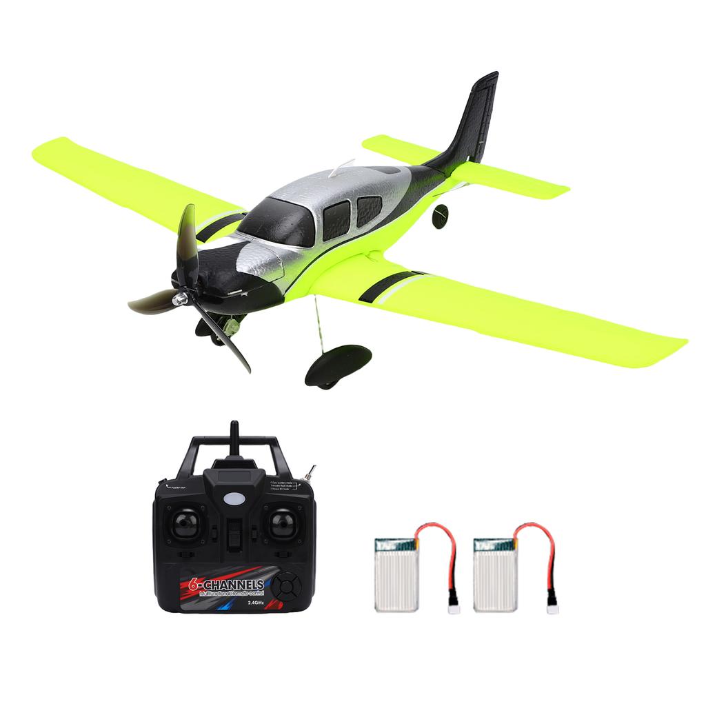 2.4G RC Stunt Plane, 5CH EPP Foam Remote Control Airplane with Brushless Motor, LED Lights, Timer Alert for Beginners Adults