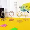 Peacock Memo Clip - Cute Round Desktop Holder for Cards & Numbers